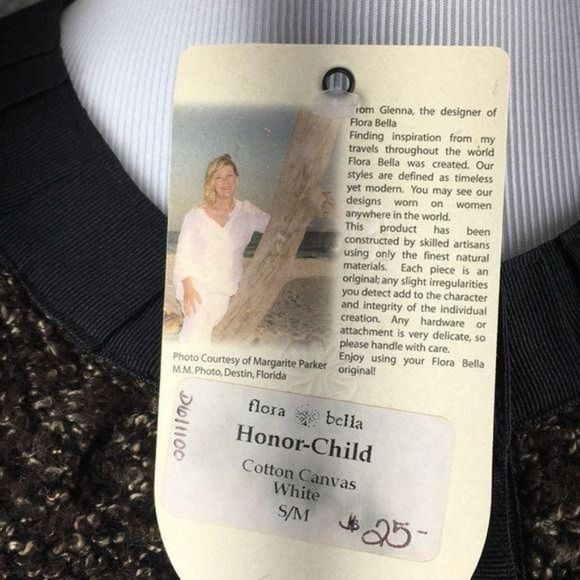 Flora Bella Honor Child Cotton Canvas Hat - Picture 3 of 10